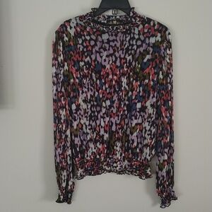 80 Park NWOT Large multicolor blouse